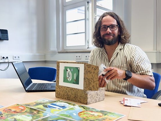 Friedrich Ederer, der Dozent bei der Hochschule Nordhausen und einer der deutschen Partner im Projekt <i>Games for Goals (Foto: agl)