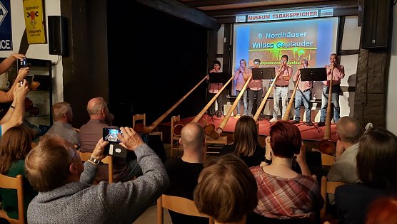 Wildes Geplauder im Tabakspeicher (Foto: Stadtverwaltung Nordhausen)