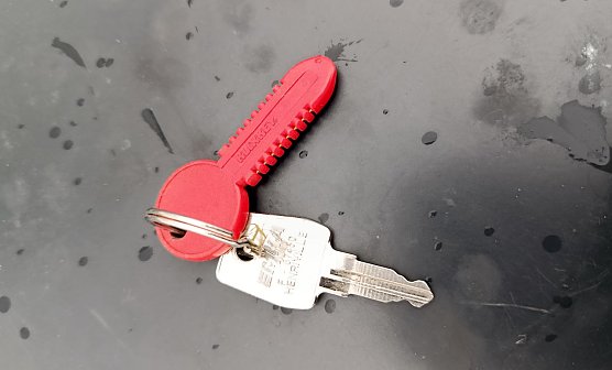 Gefundener Schlüssel (Foto: R.Haake) Gefundener Schlüssel (Foto: R.Haake)