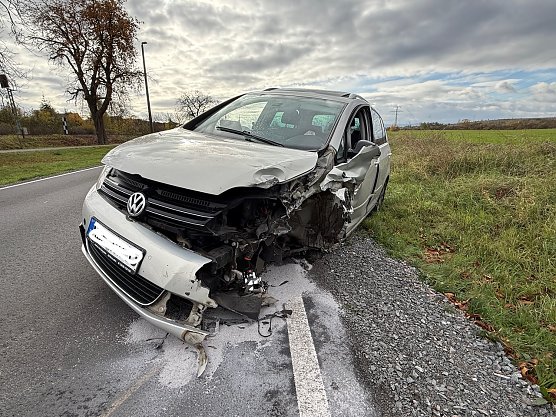 Unfall in Salza am Vormittag (Foto: S.Dietzel)
