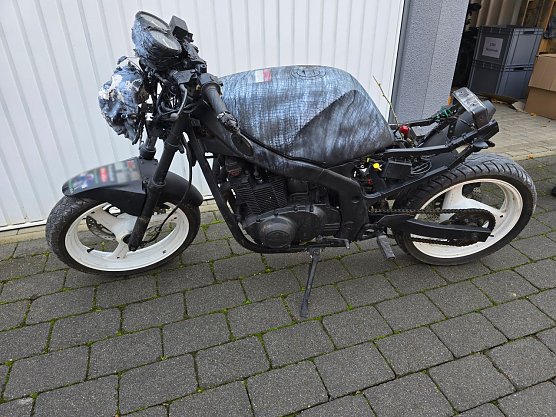 Wer erkennt dieses Motorrad? (Foto: Landgemeinde Bleicherode)