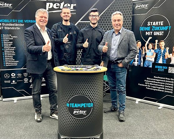 Von links: Achit T&ouml;lle, Christian Boos, Phillip Hellmund und Marko Wuttke (Foto: AHP)