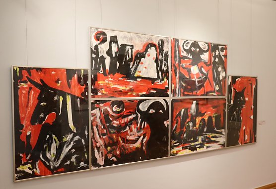 Das Kunsthaus sieht rot (Foto: Stadtverwaltung Nordhausen)