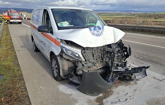 Unfall auf der Autobahn mit radioaktivem Material (Foto: S.Dietzel)