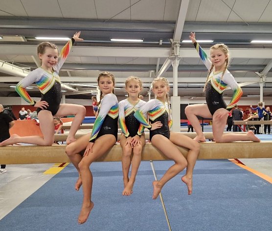 Erfolgreiche Heringer M&auml;dchenmannschaft (Foto: A.Rehder)