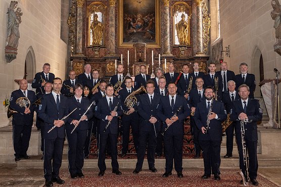 Das Polizeiorchester Thüringen (Foto: Polizeiorchester Thüringen) Das Polizeiorchester Thüringen (Foto: Polizeiorchester Thüringen)