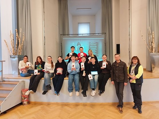 Das Leseprojekt der Heringer Regelschule wird auch vom Schulf&ouml;rderverein unterst&uuml;tzt (Foto: K. Seifert)