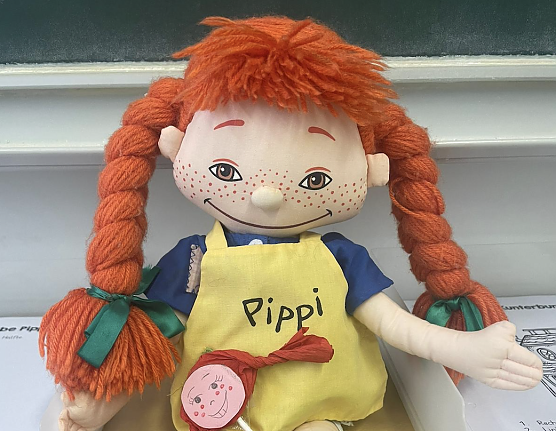 Auch Pippi stand mit auf der Leseliste (Foto: Grundschule Niedersalza) Auch Pippi stand mit auf der Leseliste (Foto: Grundschule Niedersalza)