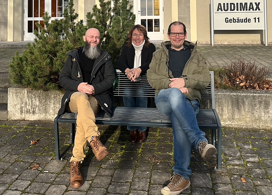  Leiten das WORT Nord Projekt: (v.l.) Prof. Dr. Maik Arnold, Prof. Dr. Cordula Borbe und Prof. Dr.-Ing. Sebastian Vo&szlig;winckel (Foto: HSN)
