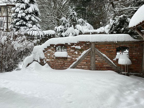 Rund 10 Zentimeter Neuschnee gab es auch in Sülzhayn (Foto: ggl) Rund 10 Zentimeter Neuschnee gab es auch in Sülzhayn (Foto: ggl)