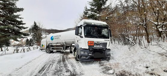 Gefahrguttransporter auf Abwegen (Foto: Ch. Burkert)