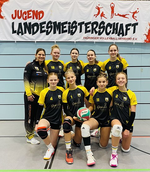 Die M&auml;dels vom SCV holten sich den Vizemeistertitel. (Foto: Dominic Rieger)