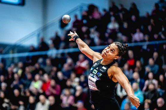 Yemesi Ogunleye gewinnt das dritte Mal in Folge in Nordhausen. (Foto: Christoph Keil)