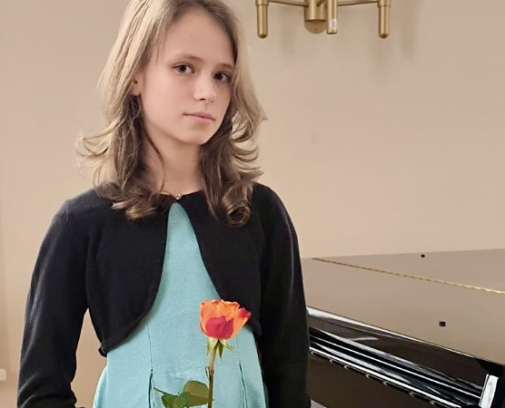 Spielte sich am Piano bis zum 1. Platz: Mariia Ostroverkha (Foto: Pressestelle Landratsamt) Spielte sich am Piano bis zum 1. Platz: Mariia Ostroverkha (Foto: Pressestelle Landratsamt)