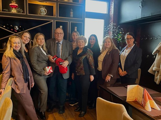 Egon Primas empfing ukrainische Delegation (Foto: UdVA) Egon Primas empfing ukrainische Delegation (Foto: UdVA)