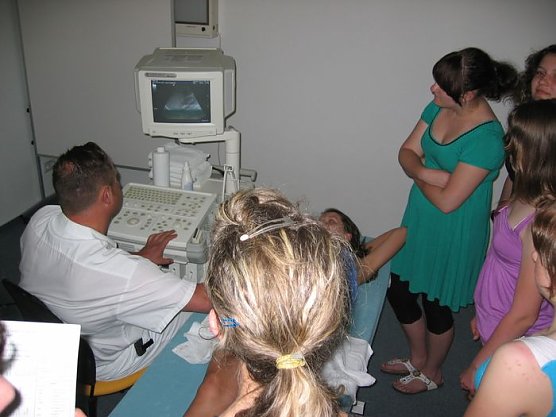 Unterricht in der Klinik (Foto: privat)