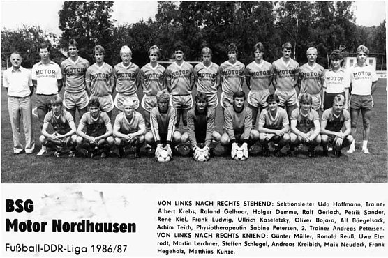 DAs Team 1986/87 (Foto: Archiv Verkouter) DAs Team 1986/87 (Foto: Archiv Verkouter)