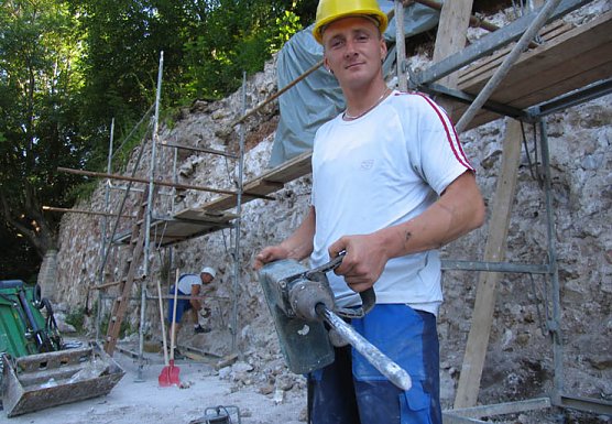Der Mann mit dem Hammer (Foto: psv)