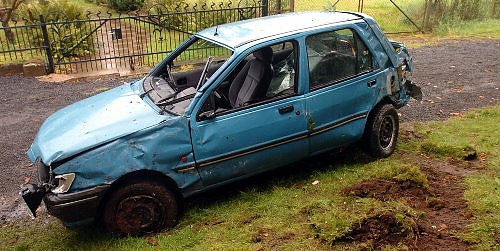 Ab in den Graben (Foto: Wiethoff)