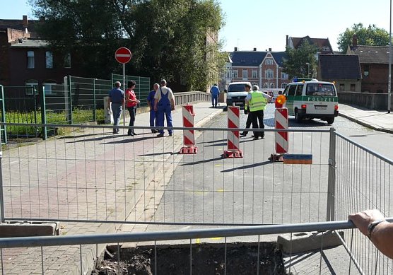 Bombe gefunden? (Foto: nnz) Bombe gefunden? (Foto: nnz)
