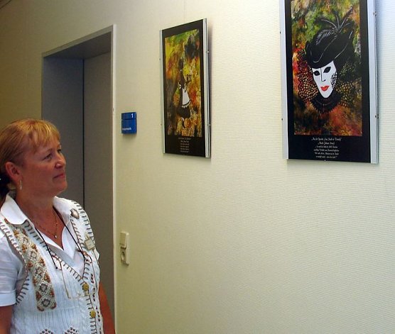 Ausgestellt (Foto: privat)