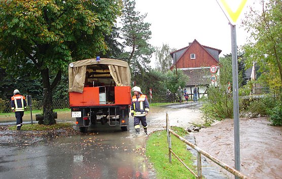 Überschwemmung in Werna (Foto: nnz) Überschwemmung in Werna (Foto: nnz)