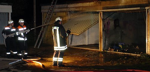 Brand in Sundhausen (Foto: wf)