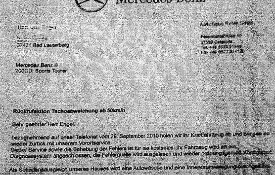 Das Schreiben (Foto: nnz)