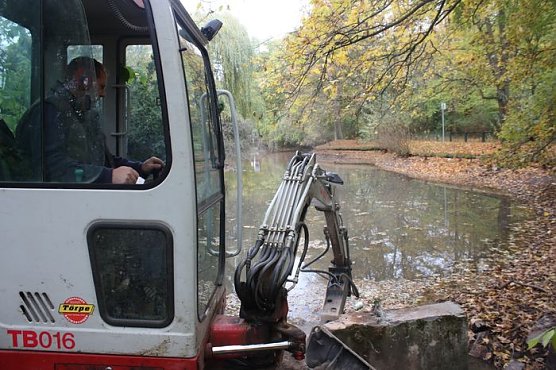 Entschlammt (Foto: P. Grabe) Entschlammt (Foto: P. Grabe)