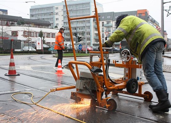 Funken fliegen (Foto: I. Bergmann)