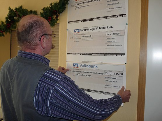 Spenden f&uuml;r die Tafeln (Foto: Karl-Heinz Herrmann)