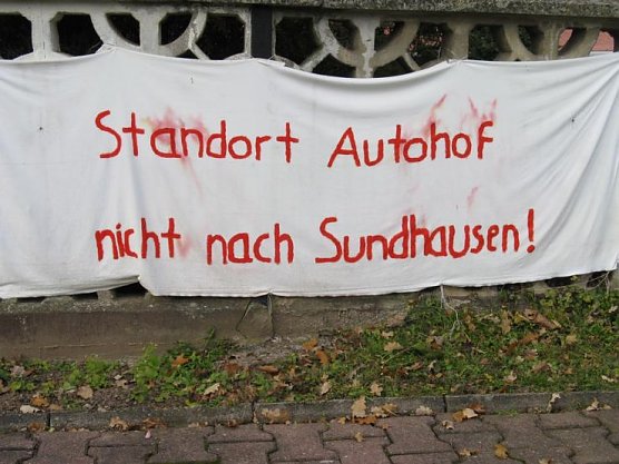 Plakat des Protestes (Foto: privat) Plakat des Protestes (Foto: privat)