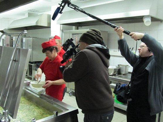 Besuch im Kochhaus (Foto: privat) Besuch im Kochhaus (Foto: privat)