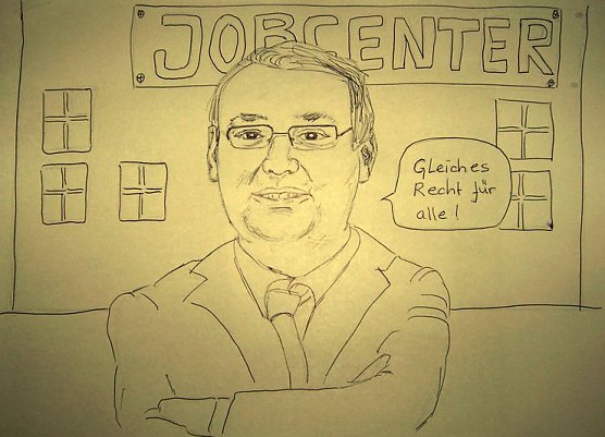 Karikatur (Foto: H. Buntfuß) Karikatur (Foto: H. Buntfuß)