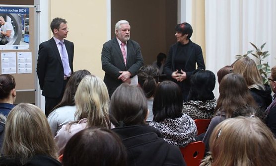 F&uuml;r Ausbildung geworben (Foto: T. Wendehost)