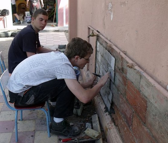 Arbeiten in Marokko (Foto: privat) Arbeiten in Marokko (Foto: privat)