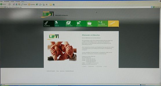 Homepage (Foto: M. Daniel) Homepage (Foto: M. Daniel)