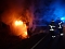 Brennendes Auto