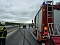 Brand auf der Autobahn
