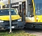 Postauto und Stra&szlig;enbahn stie&szlig;en in Nordhausen-Ost zusammen