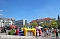 Knax-Kinderfest auf dem Parkplatz der Kreissparkasse Nordhausen