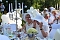 Diner en blanc im Park Hohenrode