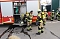 Feuerwehr&uuml;bung an der Biomethananlage in Bielen