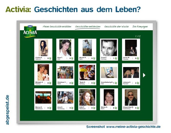 Geschichten aus dem Leben? (Foto: Foodwatch)