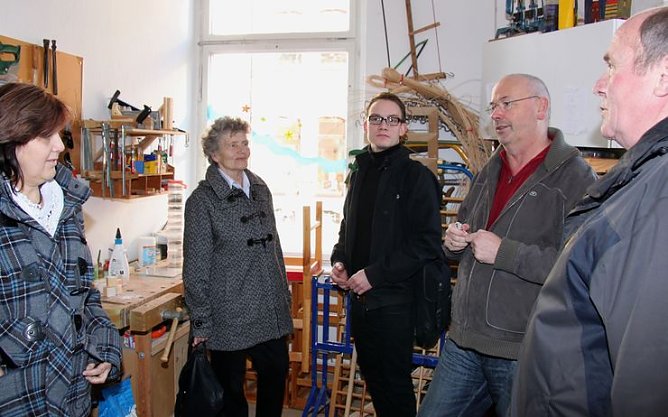 Besuch im Klub (Foto: J. Piper)