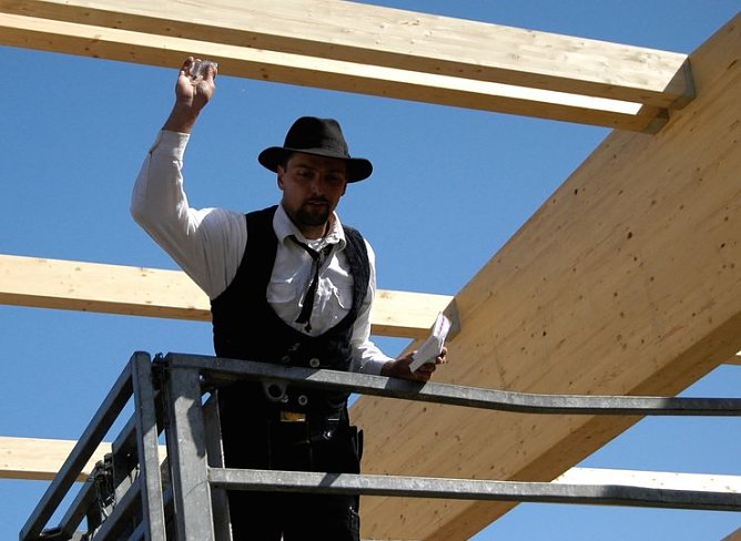 Richtfest gefeiert (Foto: M. Guder)