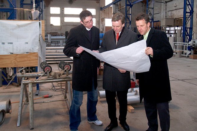 Besprechhung vor Ort (Foto: SBN) Besprechhung vor Ort (Foto: SBN)