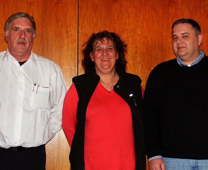 Das neue Pr&auml;sidium (Foto: R. Koch)