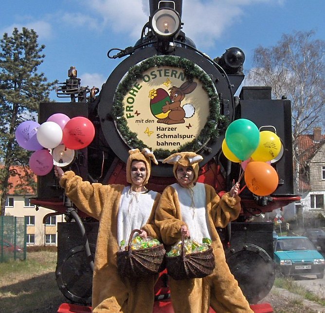 Osterhase auf Tour (Foto: HSB)