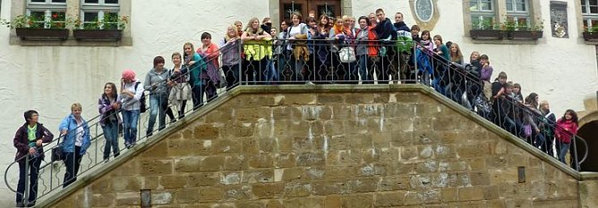 Besuch im Rathaus (Foto: E. Kagelmacher)